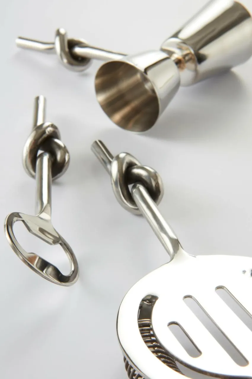Glas|Jotex LOOP Drinkset 3 Delar Silver