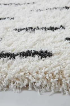 Barnmattor|Barnmattor|Jotex LOOPA Luggmatta 120x170 Cm Vit/antracitsvart