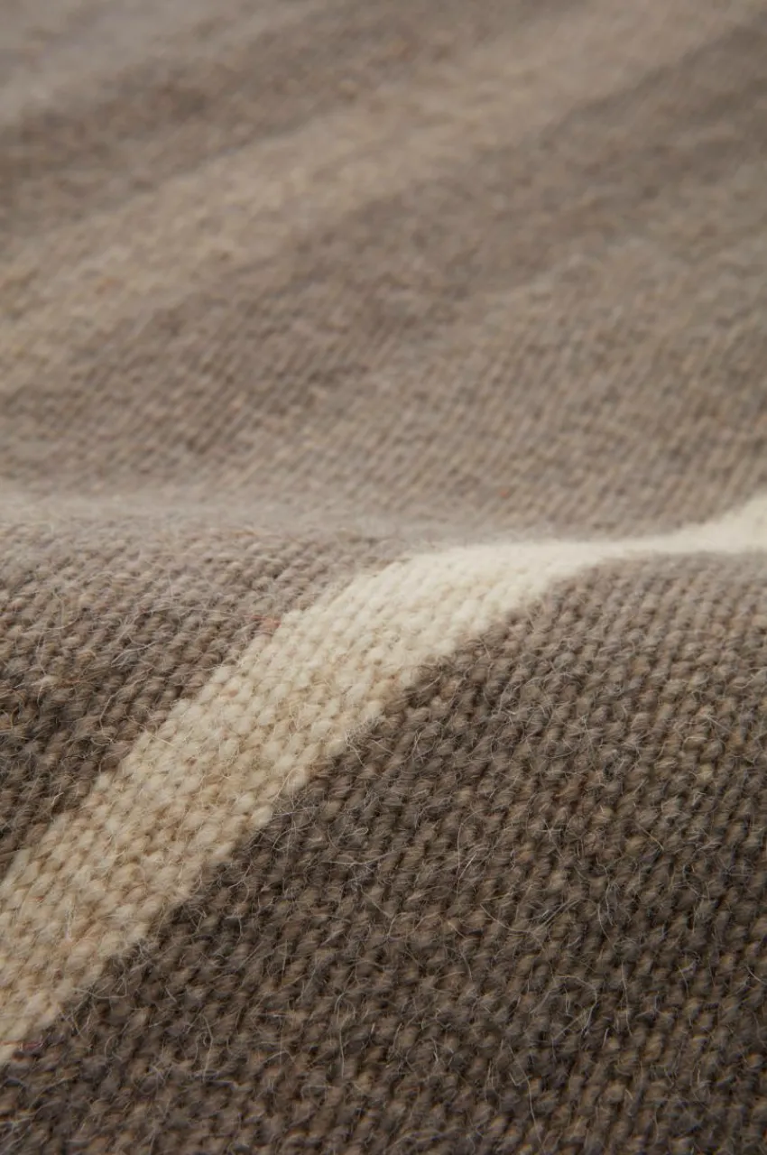 Ullmattor|Jotex LORI STRIPE 01 Ullmatta 200x300 Cm Grå/naturvit
