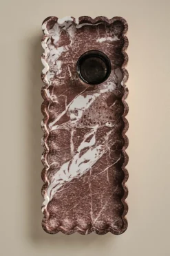 Brickor & Serveringsfat|Jotex LOST Bricka 53,9x21,8 Cm Vinröd/vit