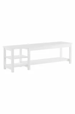 Hallmöbler|Jotex LUEVEN Bänk/skohylla 150 Cm Vit