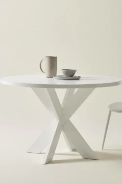 Bord|Jotex LUGNVIK Matbord ø 120 Cm Matt vit