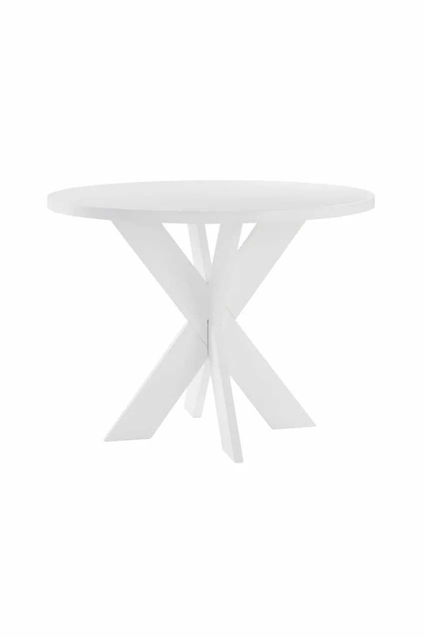Bord|Jotex LUGNVIK Matbord ø 100 Cm Matt vit