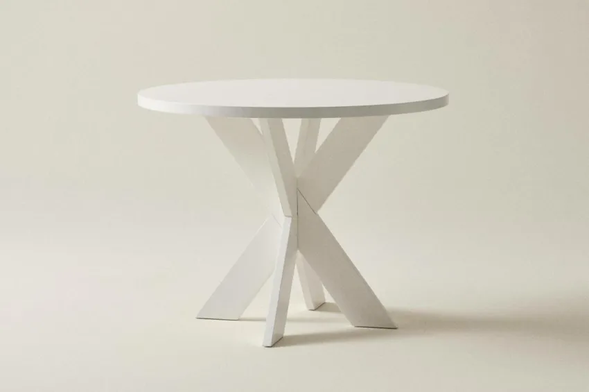 Bord|Jotex LUGNVIK Matbord ø 100 Cm Matt vit