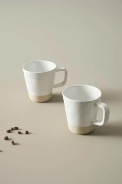 Koppar & Muggar|Juldukning|Jotex LULU Mugg 2-pack Naturvit