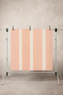 Utomhusmattor|Utomhusmattor|Jotex LUNA ROSSA Utomhusmatta 180x180 Cm Rosa/naturvit/blå