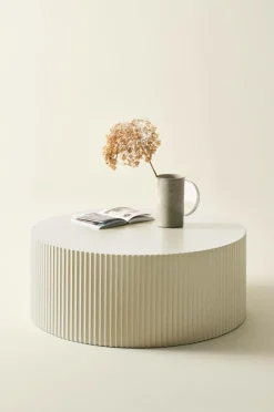 Bord|Jotex LUNDEN Soffbord ø 90 Cm Naturvit
