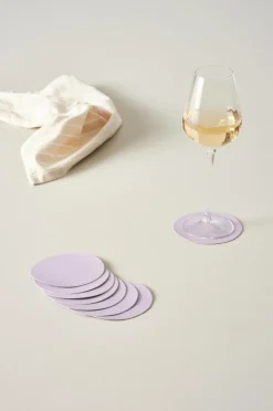Kökstillbehör|Glas|Jotex LUNI Glasunderlägg 8-pack Ljuslila