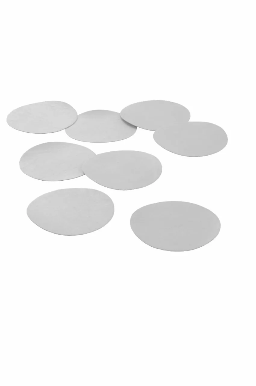 Kökstillbehör|Glas|Jotex LUNI Glasunderlägg 8-pack Silvergrå