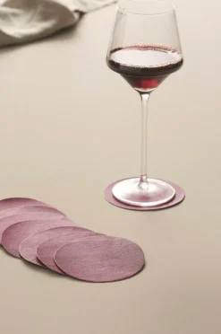 Kökstillbehör|Glas|Jotex LUNI Glasunderlägg 8-pack Mörkcerise