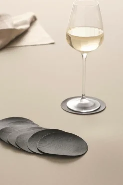 Kökstillbehör|Glas|Jotex LUNI Glasunderlägg 8-pack Svart