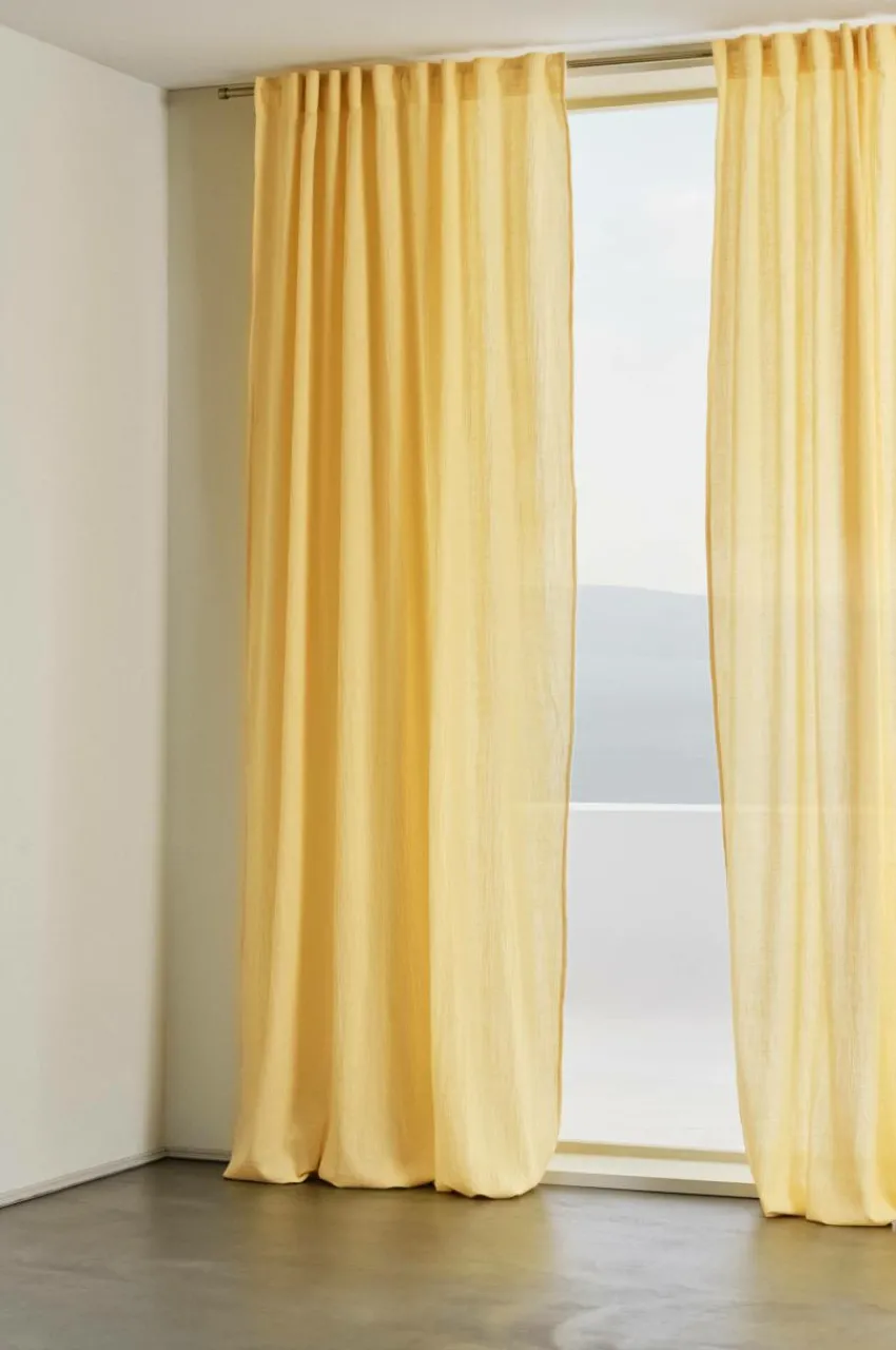 Multifunktionsgardiner|Jotex LUNI Multifunktionsgardin 2-pack Gul