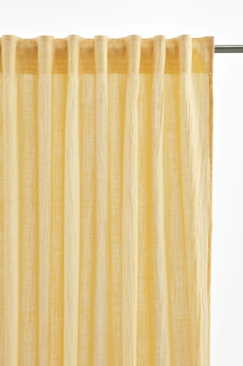 Multifunktionsgardiner|Jotex LUNI Multifunktionsgardin 1 Längd - Extra Bred Gul