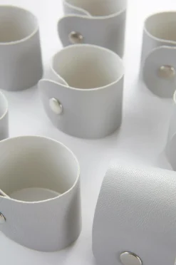Kökstillbehör|Jotex LUNI Servettring 8-pack Silvergrå