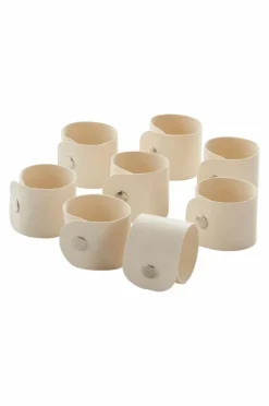 Kökstillbehör|Jotex LUNI Servettring 8-pack Naturvit