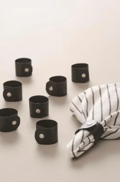 Kökstillbehör|Jotex LUNI Servettring 8-pack Svart