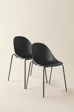 Stolar|Jotex LUNNARP Stol 2-pack Svart/svart