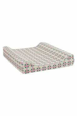 Barnsängkläder|Jotex LUTZ Skötbädd Rosa/grön