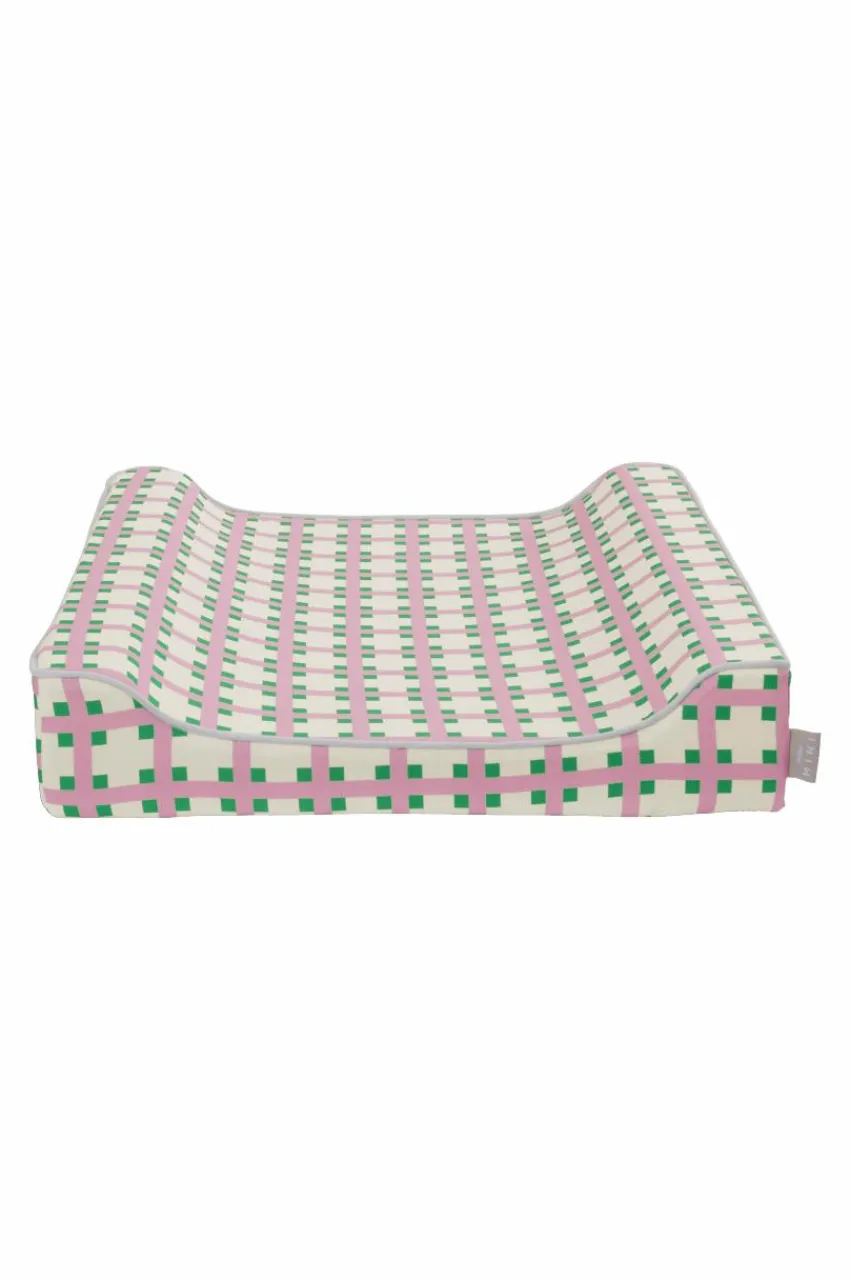 Barnsängkläder|Jotex LUTZ Skötbädd Rosa/grön