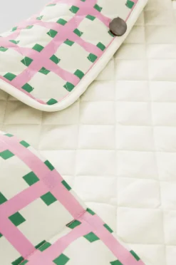 Barnsängkläder|Jotex LUTZ Skötbädd Portabel Rosa/grön