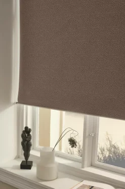 Rullgardiner|Mörkläggningsgardiner|Jotex LUX Mörkläggande Rullgardin - Höjd 165 Cm Nougatbrun