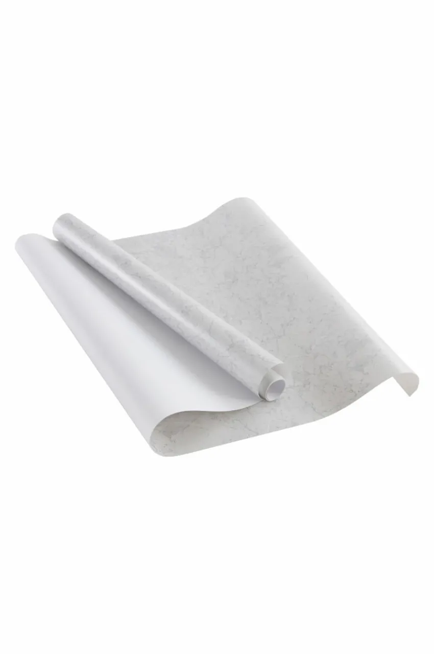 Presentpapper & Snöre|Jotex LUXLEY Presentpapper - Längd 10 Meter Vit/grå