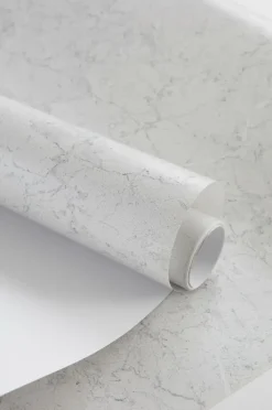 Presentpapper & Snöre|Jotex LUXLEY Presentpapper - Längd 10 Meter Vit/grå