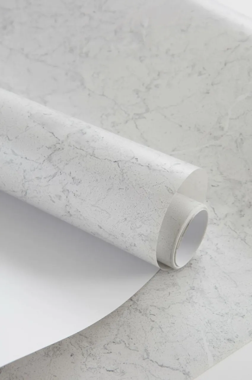 Presentpapper & Snöre|Jotex LUXLEY Presentpapper - Längd 10 Meter Vit/grå