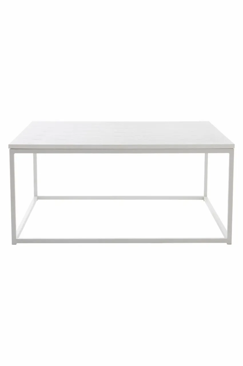 Bord|Jotex LYCKAN Soffbord 100x100 Cm - Höjd 45 Cm Vit