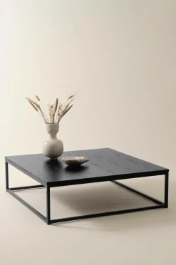Bord|Jotex LYCKAN Soffbord 100x100 Cm - Höjd 30 Cm Svart