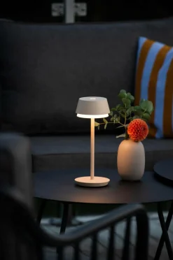 Utebelysning|Utebelysning|Jotex LYON Bordslampa Uppladdningsbar Utomhus Sand