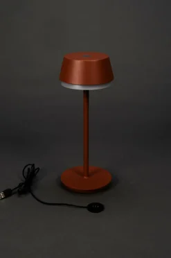 Utebelysning|Utebelysning|Jotex LYON Bordslampa Uppladdningsbar Utomhus Terrakotta