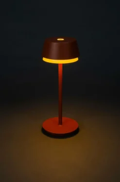 Utebelysning|Utebelysning|Jotex LYON Bordslampa Uppladdningsbar Utomhus Terrakotta