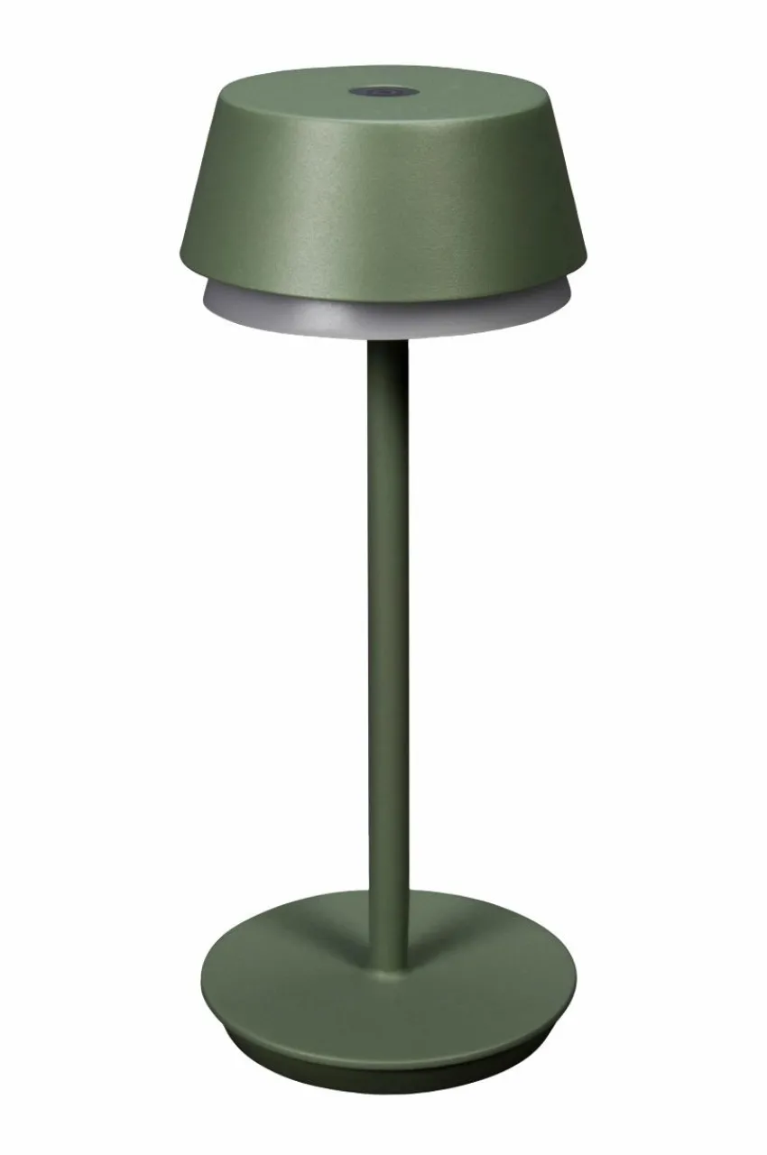 Utebelysning|Utebelysning|Jotex LYON Bordslampa Uppladdningsbar Utomhus Grön/Grå