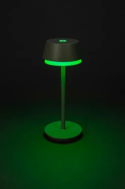 Utebelysning|Utebelysning|Jotex LYON Bordslampa Uppladdningsbar Utomhus Grön/Grå