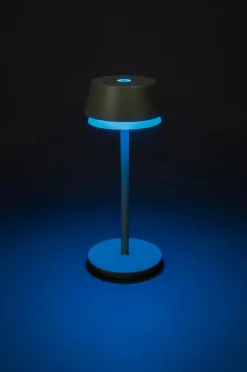 Utebelysning|Utebelysning|Jotex LYON Bordslampa Uppladdningsbar Utomhus Grön/Grå