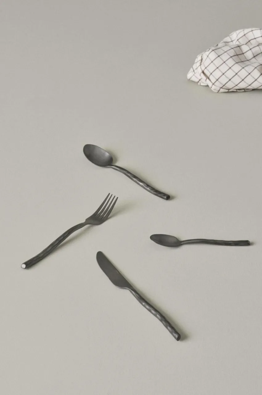 Juldukning|Bestick|Jotex LYONEL Bestickset 24 Delar Matt svart