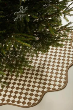 Bomulls- & Trasmattor|Jotex LYRA Rund Bomullsmatta ø 125 Cm Beige/brun