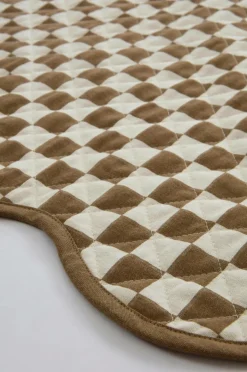 Bomulls- & Trasmattor|Jotex LYRA Rund Bomullsmatta ø 125 Cm Beige/brun