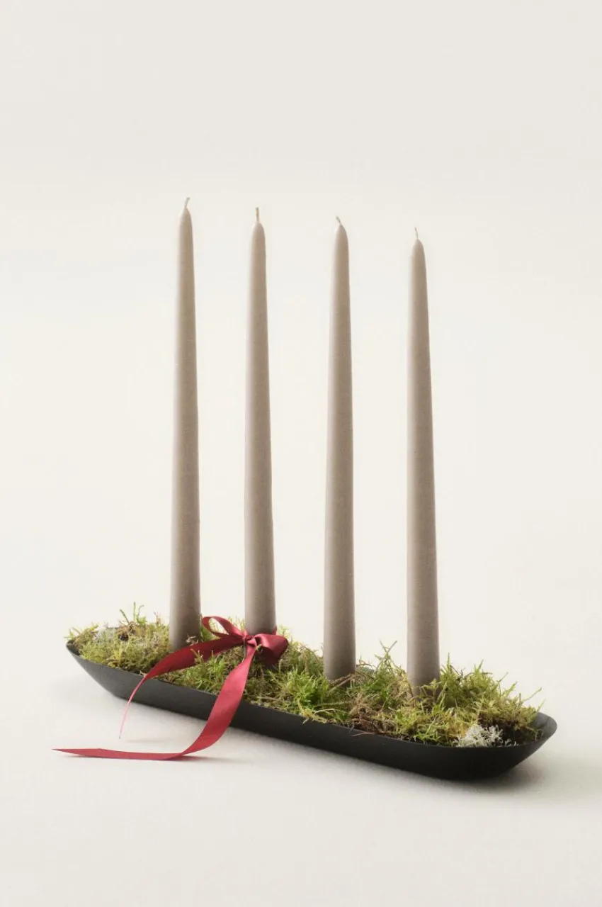 Julbelysning|Ljusstakar|Jotex LYRIC OVAL Ljusstake Matt svart