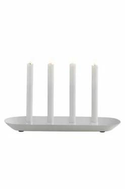 Julbelysning|Ljusstakar|Jotex LYRIC OVAL Ljusstake Matt vit