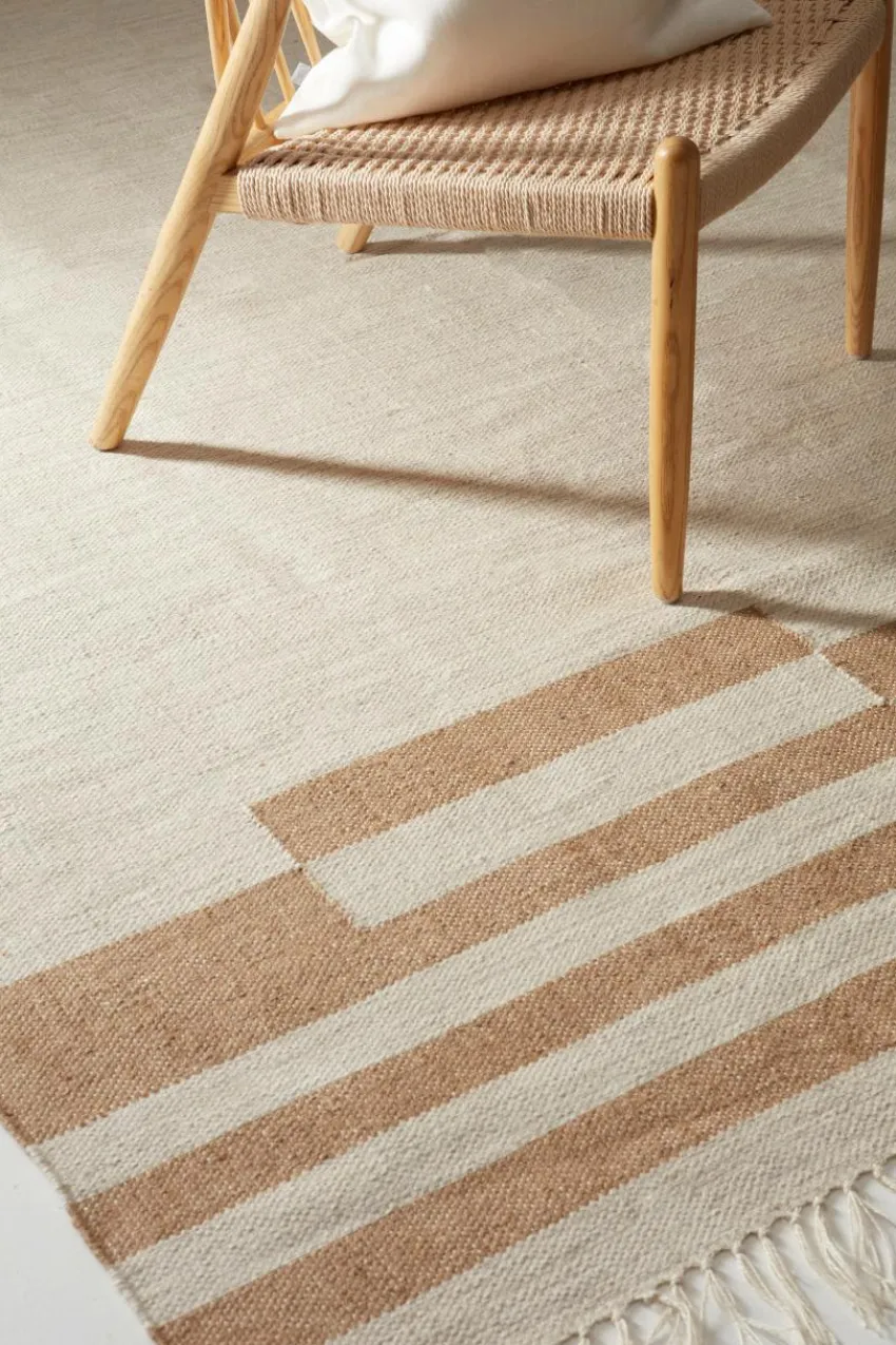 Jutemattor|Jotex MAJJAT Jutematta 200x300 Cm Naturvit/rost