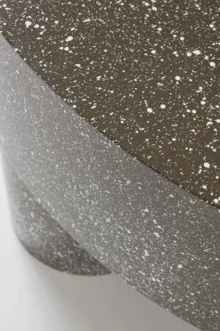 Bord|Jotex MALARO Soffbord ø 90 Cm Mörkgrå terrazzo