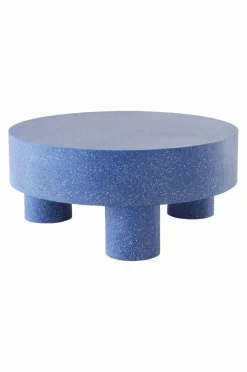 Bord|Jotex MALARO Soffbord ø 90 Cm Blå terazzo