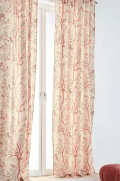 Barngardiner|Jotex MALOU Multifunktionsgardin 2-pack Ekologisk Rosa