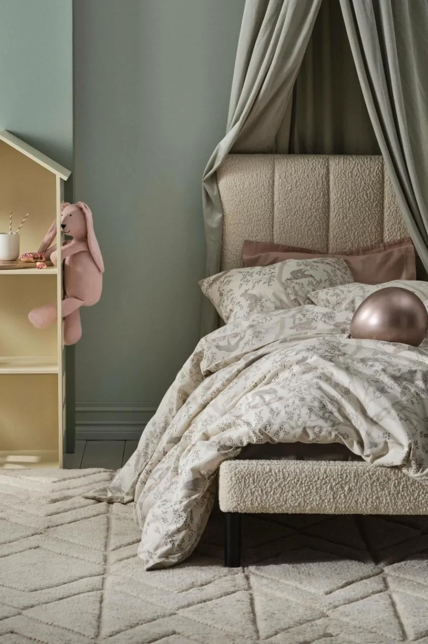 Barnsängkläder|Jotex MALOU Påslakanset Enkelsäng - Ekologiskt Beige