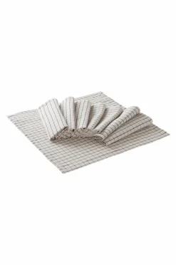 Servetter|Jotex MARGO Servett 8-pack Beige/svart