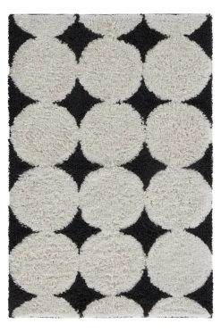 Badrumsmattor|Badrumsmattor|Jotex MARIANNE Badrumsmatta Vit/svart