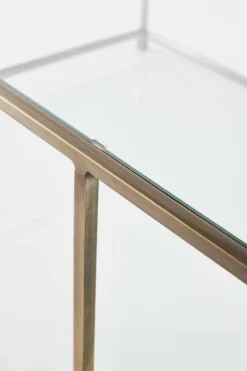 Bord|Jotex MATRIX Soffbord 60x120 Cm Antik mässing