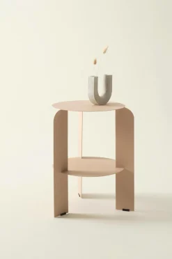 Bord|Jotex MAUREN Sidobord ø 45,5 Cm Beige